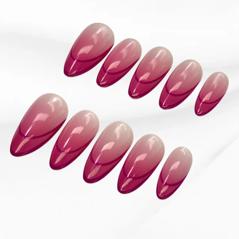 Ombre Pink French 2