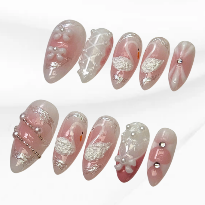 Swan Lake Nails 1