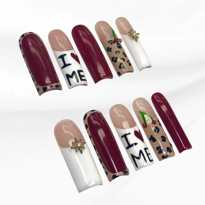 Leopard Love Vibe Press On Nails 

 