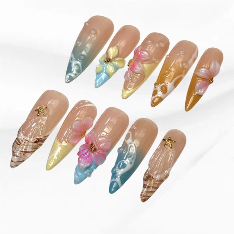  Seashell Floral Oasis2
