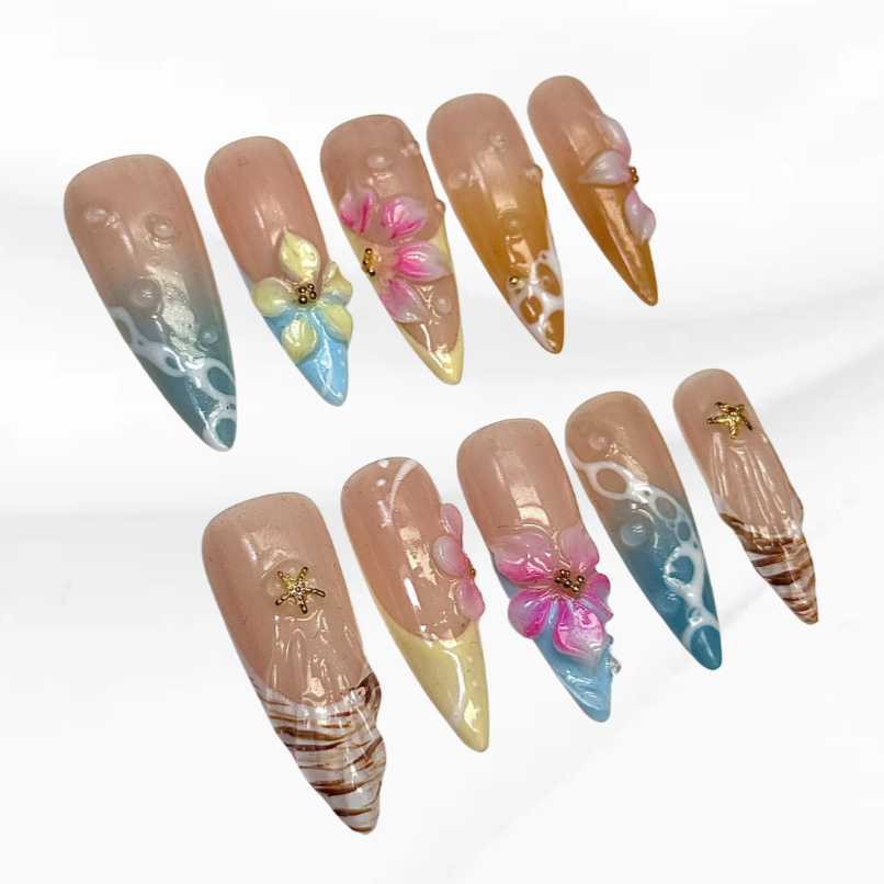  Seashell Floral Oasis 1