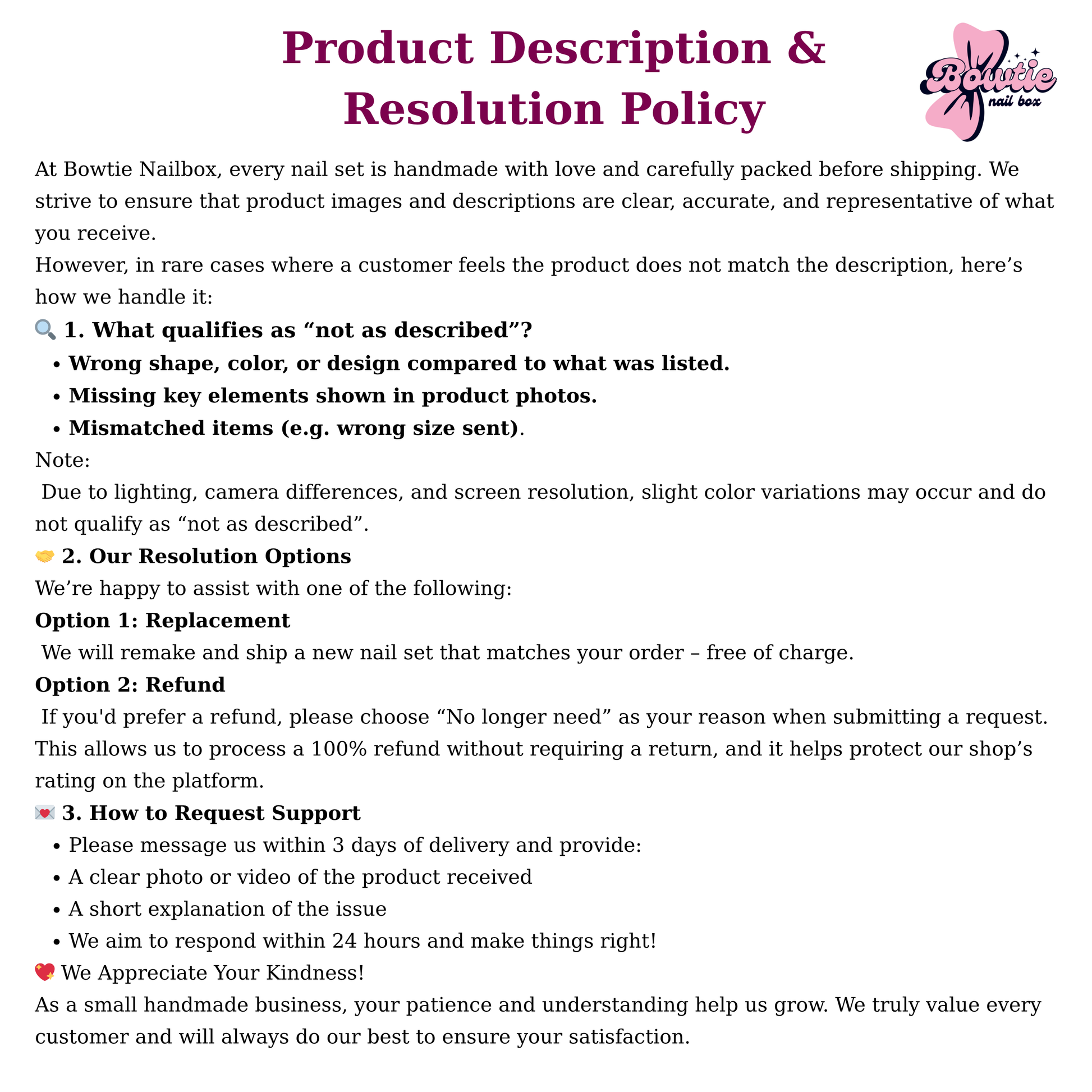 product description 